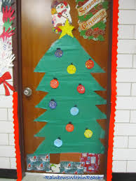 Christmas Tree Door Decoration Ideas Classroom Our Family