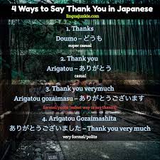 We did not find results for: 101 Ways How To Say Thank You In Japanese Audio