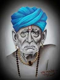 How tall was swami when he was seen standing? Swami Samarth In Blue Pagdis Photos Pagdi Pheta Set Of 2 For Deity Tsuki Wallpaper