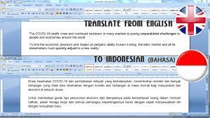 Mulai dari negosiasi harga hingga menyewa tempat di pasar, segala macam situasi juga bisa dihadapi dengan menggunakan bahasa inggris. Translate English To Indonesian Or Bahasa Indonesia To English By Kreatas Fiverr