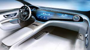 The dashboard of the eqs flows into the door panels as if it's one seamless piece, with a thin ribbon of led lighting. 2022 Mercedes Eqs Futuristic Interior Fully Revealed In Official Images