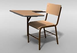 3dsmax School Chair Desk 3d Model School Chairs Chair Desk Chair