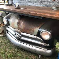 1950 Ford Business Coupe Bar Came From Mason City Iowa Built In Storage In The Back On Casters For E Automotive Furniture Built In Storage Automotive Decor