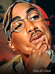 Tupac Shakur Greg D Clark Artist GregClark D Clark Greg