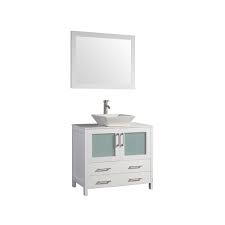 But, however, you could be looking for an alternative store where you can find a wider new bathroom style sells all kinds of bathroom supply units: Vanity Art Ravenna 36 Inch Bathroom Vanity In White With Single Basin Vanity Top In White The Home Depot Canada