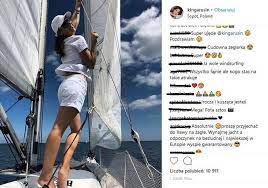 She was born in warsaw. Kinga Rusin Poses On The Yacht But She Has Legs