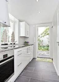 This Gives A Good Idea Of What The Color Of The Floor Will Be And How It Will Look With White Cabinets Kitchen Flooring Home Kitchens Home