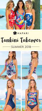 Shop Hapari For Stylish Tankinis In Bright And Bold Colors With Dozens Of Styles You Will Find Your New Favorite Summer Swimwea Swimsuits Cute Outfits Tankini