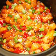 Crock Pot Sweet Sour Chicken Recipe Sweet N Sour Chicken Chicken Crockpot Recipes Sweet Sour Chicken
