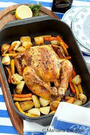 Roast Brined Chicken