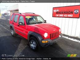 Image result for Flame Red 2004 Jeep