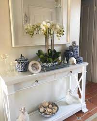 127 Likes 16 Comments Judy Bihary Hamptons Loves On Instagram Blue And White Homewares I Just Love I M Not Suppo Home Decor Small Bathroom Decor Decor