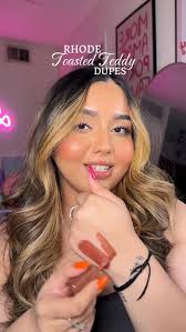 toasted teddy blush alternatives 🧚✨ , @hudabeauty latte , @hauslabs glassy  cayenne , @tower28beauty power hour, @danessamyricksbeauty spiced chai ,  @kulfi.beauty sandalwood swirls , @maccosmetics ...