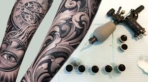 Rose sleeve tattoo idea both for men and women. Tattoo Timelapse Rose Pocket Watch Sleeve Youtube