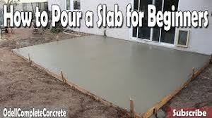 That makes it ideal for foundation slabs. How To Pour A Concrete Slab For Beginners Diy Youtube