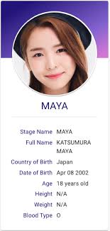 Katsumara Maya Niziu Hallyu Idol Profiles Jpop Japanese Girl Band Kpop Profiles Sony Music Entertainment
