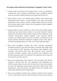 Buku daftar strata dinomborkan mengikut siri, bermula dengan bds no. Pernyataan Awam Berkenaan Penyelesaian Negeri Sembilan