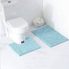 Sonst kann es sein, dass sich die beschichtung mit der zeit durch die wärme ablöst. Wenko Wc Vorleger Matte Ausschnitt Bad Teppich Toiletten 40x50 Fussboden Heizung