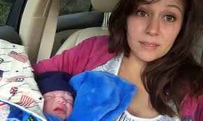 Arizona woman takes car selfie of her baby after troopers helped her  deliver child