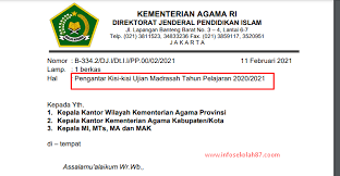 Saya mengajar di smk al irsyad kota tegal, feel free to discuss tentang bahasa arab ya. Terbaru Kisi Kisi Ujian Madrasah Um Mi Mts Dan Ma Tahun 2020 2021