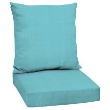 Mainstays Solid Turquoise 48 X 24 In Outdoor Deep Seating Cushion Set Blue Patio Cushions Outdoor Deep Seat Cushions Deep Seating