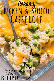 Cheesy Chicken Broccoli Rice Casserole Chicken Broccoli Rice Casserole Broccoli Rice Chicken Recipes