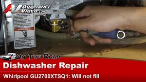 Why is my dishwasher not drying the dishes? Dishwasher Will Not Fill With Water Diagnostic Repair Whirlpool Maytag Kitchenaid Roper Youtube