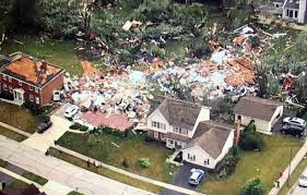 (cbs) — severe storms across the chicago area are especially difficult to deal with for west suburban naperville and woodridge, which were already hit hard last weekend when a tornado ripped through the area. Tornado Sweeps Through Suburban Chicago Causing Damage Saudi Gazette