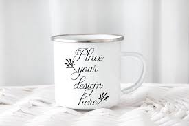 Enamel Mug Mockup Metal Cup Design Mockup Free Free Packaging Mockup Free Psd Design