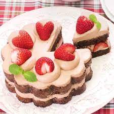 切ってかわいい ハートのチョコケーキのレシピ動画 作り方 delish kitchen レシピ チョコケーキ 食べ物のアイデア ケーキ プレゼント