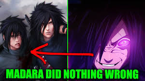 Madara Uchiha Did Nothing Wrong Youtube Madara Uchiha Uchiha Naruto