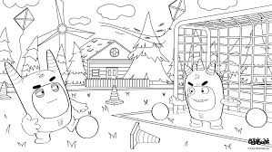 I always get a good night call, but early on, i'd get daytime calls, too. Oddbods Coloring Book