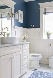 Maybe you would like to learn more about one of these? Navy Blue And White Bathroom Saw Nail And Paint Coastal Bathroom Design Nautical Bathroom Decor Coastal Inspired Bathrooms
