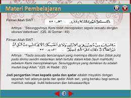 Maybe you would like to learn more about one of these? Materi Iman Kepada Qada Dan Qadar
