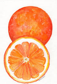 Original Oranges Watercolor Painting 5 X 7 Orange Fruit Wall Etsy Orange Art Fruit Wall Art Fruit Painting