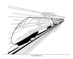 Colors print printable train coloring page. The Bullet Train Coloring Pages