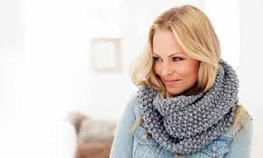 Scandinavian christmas winter knitted blanket kit and pattern in deramores yarn. Easy Knit Snood For Wool Week Knitting The Guardian