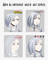 Each anime and manga series has its own unique art style. Aiya In Different Anime Art Styles By Roselynofficial On Deviantart