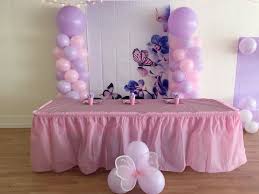 A jungle or safari theme is popular for baby showers, where the room is decorated in a mixture of greens and yellows and stuffed lions if you are having the baby shower at your home, and you have little children, make sure they are mindful of the decorations. Butterfly Theme Baby Shower Butterfly Baby Shower Baby Shower Themes Butterfly Baby Shower Theme