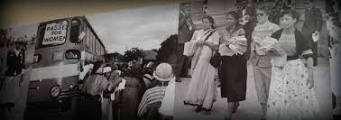 In 1952, the native laws amendment act tightened influx control, making it an offence for any african (including women) to be in any urban area for more than 72 hours unless in possession of the necessary documentation. The 1956 Women S March To The Union Buildings Pretoria