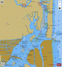 intracoastal waterway biscayne bay marine chart