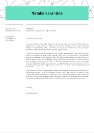 This cover letter example is specifically designed for flight attendant positions in 2021. Flight Attendant Cover Letter Example Kickresume
