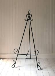 42 Quot Easel Floor Or Large Tabletop Black Metal Home Wedding Office Display Framed Pictures Photos Sig Decorative Stand Diy Table Top Chalkboard Decor