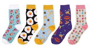 Snack Socks That Ll Make You Want To Nibble Your Toes Cool Socks Over The Calf Socks Fashion