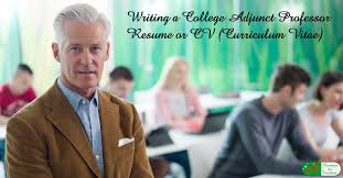 Cv format pick the right format for your situation. Writing A College Adjunct Professor Resume Or Cv Curriculum Vitae