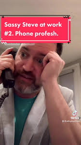 Female Caller in TV Show Office: Phone Etiquette Comedy