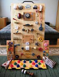 30 Creative Diy Busy Boards For Toddler Learning Home Design And Interior Busy Boards For Toddlers Diy Busy Board Toddler Activity Board