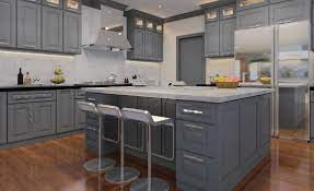 It's classic yet your new grey kitchen cabinets will complement virtually any colors and decor. Four Less Cabinets Medium