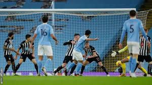 City have netted two or more goals in each of their past 15 pl clashes with the magpies (45 scored in total). Manchester City 2 0 Newcastle United Ferran Torres And Ilkay Gundogan On Target Bbc Sport