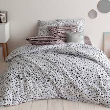 Parure de lit 160x200 gris. Linge De Lit Parures Tendance Pour La Chambre Cote Maison